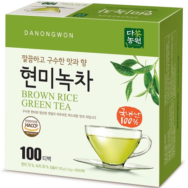 Danongwon Brown Rice Green Tea 100 tea bags