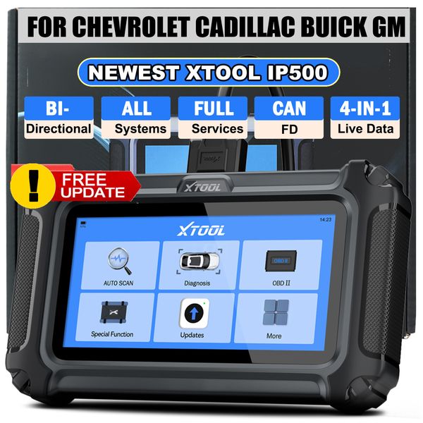 XTOOL IP500 for GM Chevrolet Cadillac Bidirectional OBD2 Scanner Full Diagnostic
