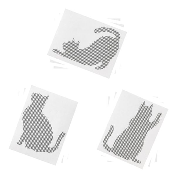 Cat Shaped Screen Repair Stickers (9 Pieces)