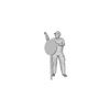 Printle W Homme 059-Traffic Construction Worker with Sign Figure Dioramas and Model Train Sets CHOOSE YOUR SCALE