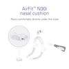 ResMed AirFit N30i Cushion - Nasal CPAP Mask Cushion Replacement - Soft Silicone - Quiet Venting - CPAP Supplies & Accessories - Small/Wide
