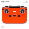 Wrapgrade Skin Sticker Set Compatible with DJI Mini 2 | Remote Controller (NEON ORANGE)