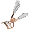 Eyelash Curler Applicators, Silicone Handle, Professional Beauty Tools (Marble-Rose Gold)