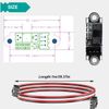 DAOKAI 6 pcs Optical endstop switch Photoelectric limit switch Optical Switch Sensor with 1m connecting cables for 3D Printer replacement parts