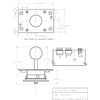Illuminated LED Arcade Joystick Switchable from 8-Way to 4-Way (Yellow)