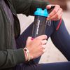 Smartshake Slim Shaker Bottle, 500 ml Capacity, Gunsmoke Black