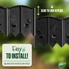 Dalen HammerEdge Pound in Edging - 16 Durable Interlocking Pieces -18 feet of Coverage - Made in USA - Easy to Install - 1 Pack