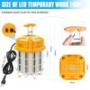 LED Temporary Work Light 100W Linkable Construction Jobsite Lamp for Tunnel Mine