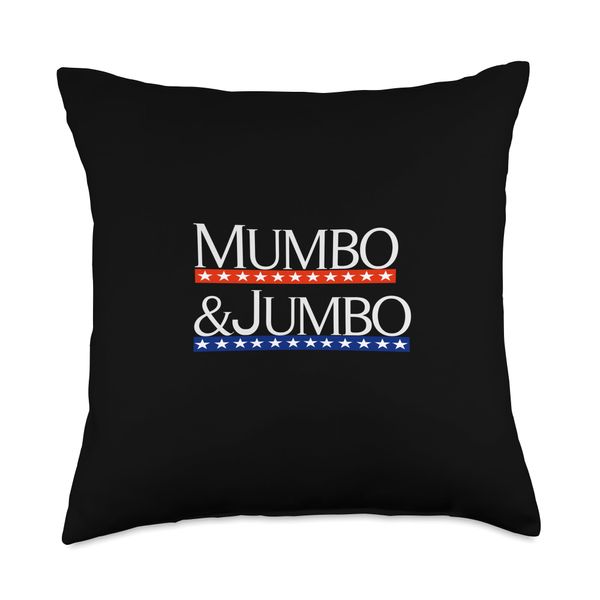 Mumbo and Jumbo Throw Pillow