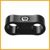 Partuto 3pcs AN4 Car Hose Separator Clamp Fuel Line Connector Black Replacement