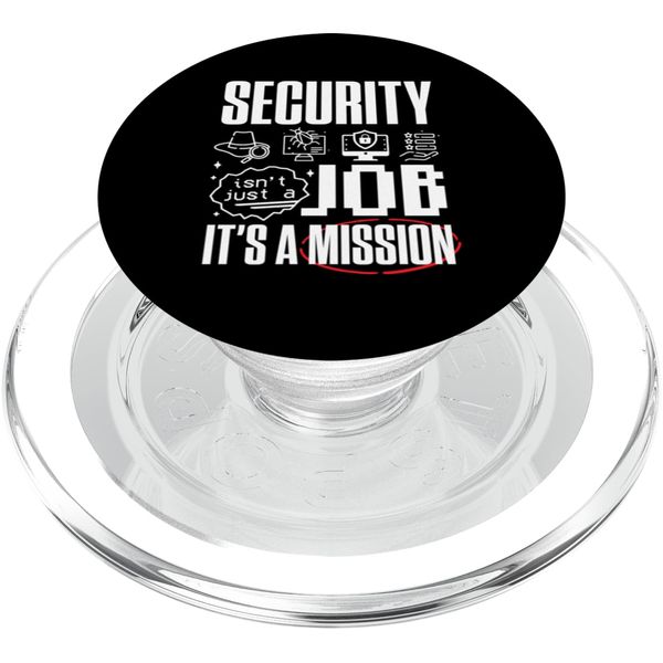 It Security Cyber Security Analyst Cyber Crime Security Job PopSockets PopGrip for MagSafe