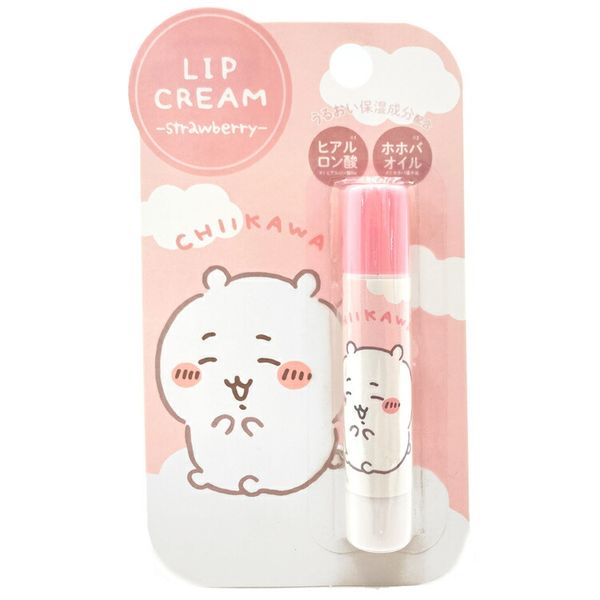 Chiikawa Lip Balm Chiikawa Strawberry Scent 244427 X LINE Stamp Something small and cute