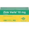 Zinc Verla 10 mg Film-Coated Tablets Pack of 100