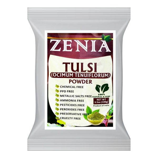 100g Zenia Natural Tulsi Powder Premium Quality Diet Supplement Boosts Immunity