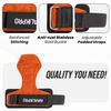 MAALIKPRO Weightlifting Wrist Straps | Staps for Powerlifting | Deadlifting (Brown)