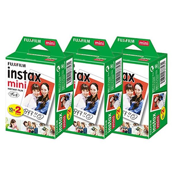 Fujifilm Instax Mini JP2 Instant Film 2 Pack (20 Sheets) x 3 Boxes (60 Sheets)