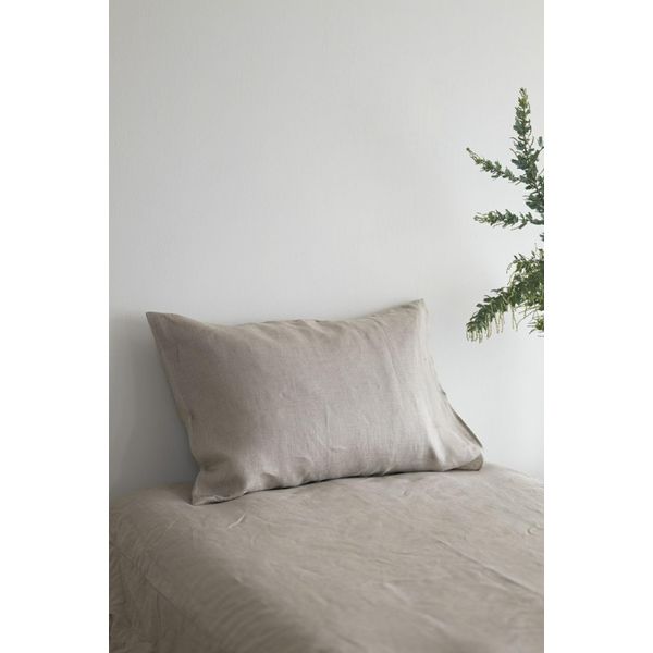 fog linen work linen pillow case natural