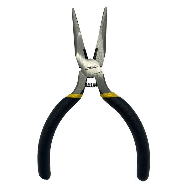 BOOSDEN Needle Nose Pliers 5 inch with Side Cutters, Small Needle Nose Pliers Mini, Long Needle Nose Pliers for Electronics, Jewelry Making, Side Cutting Pliers for Working in Tight Areas