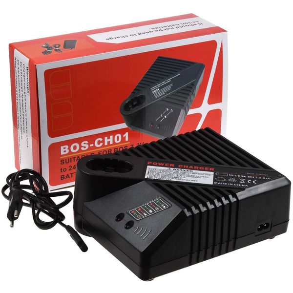 Charger for Battery Bosch Type BAT040, 7.2V-24V
