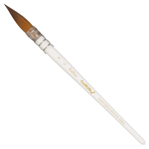Namurataiseidou Watercolor Brush, Raffine, No. 4, Q (Quill)