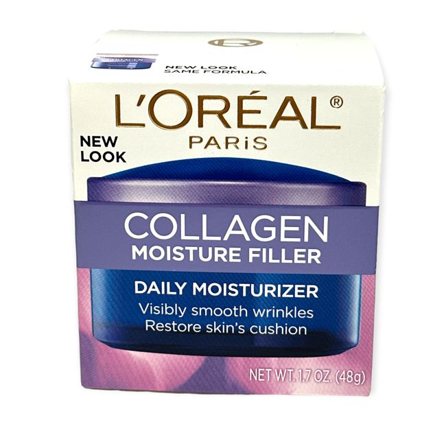 L'Oreal Collagen Moisture Filler Daily Moisturizer 1.7oz./48g NEW IN BOX