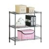 3-Tier Wire Shelving Storage Rack Shelf Adjustable Garage Home Kitchen Organizer