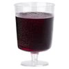 AIOS One-Piece Recyclable Plastic Wine Glasses. Capacity 230ml. (36)