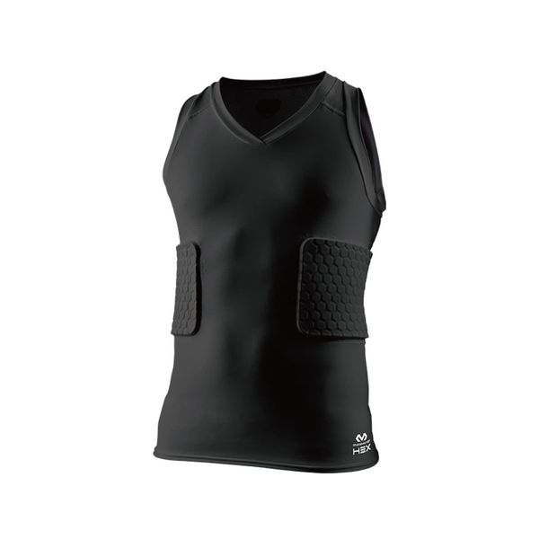 McDavid Hex Tank Shirt (3 Pads) , black