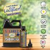 I Can’t Believe It’s Not Lacquer ~ Brush ON Formula (Pint) ~ Clear, UV Cure, eco-Friendly, Non-Yellowing, Perfect Sanding ~ Woodworking, Cabinetry, Furniture, Guitars, Pool/Spa, Kitchen, Hobby