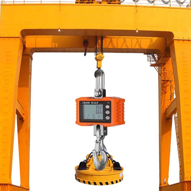 Digital Crane Scale: Heavy-duty, Portable, Lcd Backlight