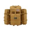 2 PCS AliPlus Ouch Pouch Patch Embroidered Patch Tactical Military Morale Patch Applique Fastener Hook and Loop(CP)