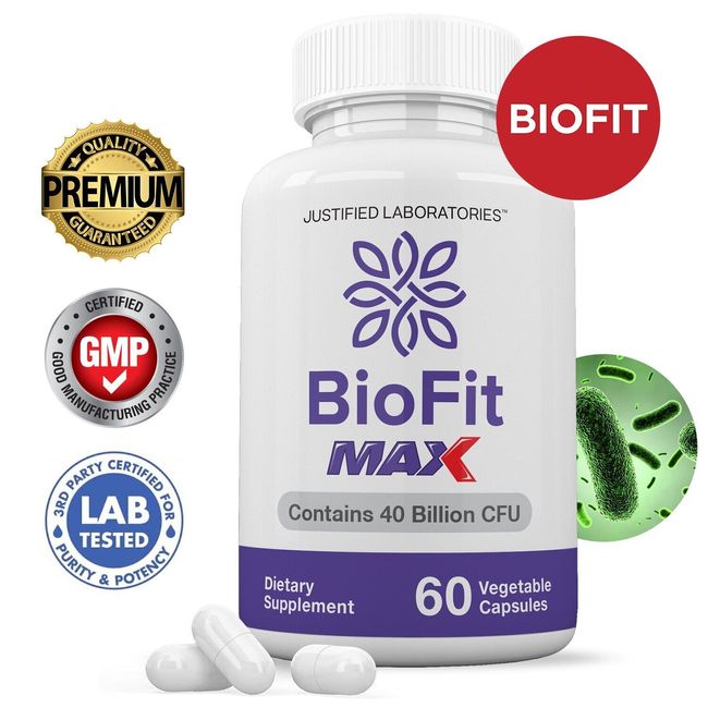 Biofit Max Probiotic 40 Billion CFU Supplement for Men and Women