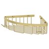 Architeckt Gold Corner Shower Caddy Basket Wall Mounted Easy Drain Bathroom