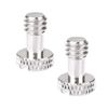 CAMVATE 1/4"-20 Slotted Screw for Quick Release Plate (2 Piece)