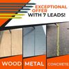 Professional Carpenter Pencil With Sharpener And 6 Leads For Heavy Duty Use