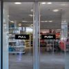 Basic PUSH and PULL Horizontal Door Sign w/Adhesive (Small 1" x 3") Brushed Gold - 1 Set