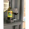 Fox Run 48757 Marble Wine Stand, Stoneware, Black