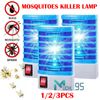 3Pcs Electric Plug in Mosquito killer Zapper Lamp Indoor Fly Bug insect LED Trap