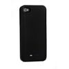 Black iPhone 4/4S protective smartphone power case w/fuel gauge & cable