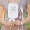 Simplicity White Wedding Fan Kit, 24pc, 5'' W x 7'' H