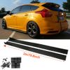 For Ford Focus St Rs  2000- 2018 Side Skirts Rocker Panel Lip Splitter 78.7"