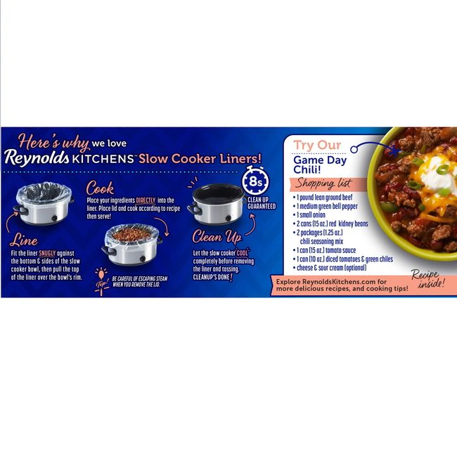 Reynolds Slow Cooker Liners, 4 Bags (Pack of 1)