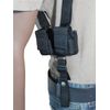 Barsony Horizontal Shoulder Holster w/Speed-Loader Pouch for Ruger Wrangler 4.62" Right
