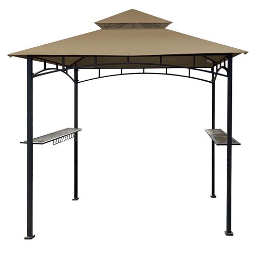 SCOCANOPY Grill Gazebo Replacement Top Fit for Aldi Gardenline Belavi Shoprite Grill Gazebo,for Model Number: 822694,31937-17,21581,43472,812576(Khaki)