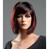 Forever Young Ladies 2 Tone Auburn Black Blend Wig in Classy Short Wig Bob Style