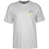 Powell Peralta Skateboard Skeleton T-Shirt, Gray, Small