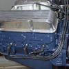 7mm Blue Deluxe Small Block Chevy Under Exhaust Spark Plug Wire Loom Set