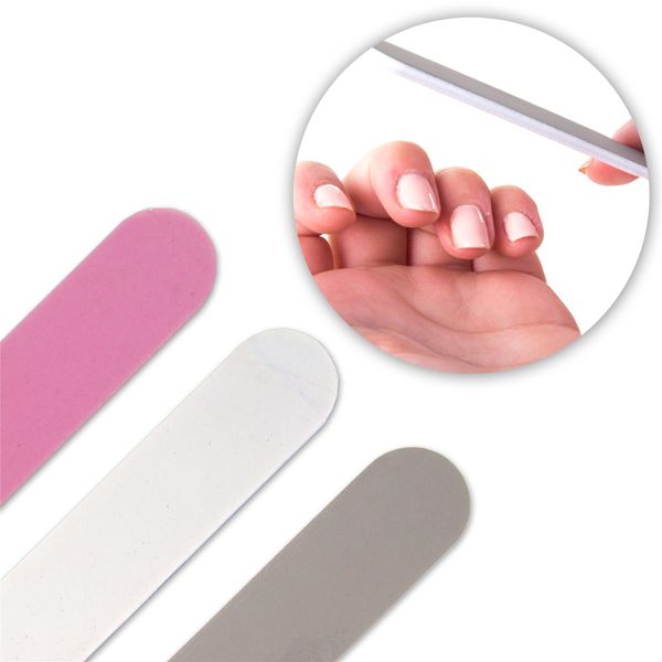 Salon Quality 3 Stage Nail Buffer/Shiner - Manicure Pedicure Emery Board Tool