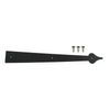 Garage Door Decorative  Black 18" Strap Hinges  + Hardware