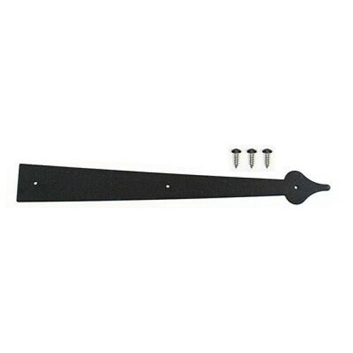 Garage Door Decorative  Black 18" Strap Hinges  + Hardware